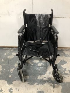 BLACK FOLDING WHEELCHAIR