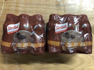 PALLET OF SLIMFAST CHOCOLATE FLAVOUR MILKSHAKES BBE:09/24