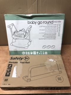 2 X BABY ITEMS INC SAFETY FIRST PORTABLE BED RAIL