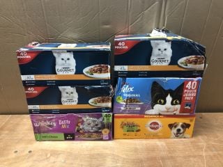 QTY OF PET FOOD INC WHISKAS TASTY MIX CAT FOOD