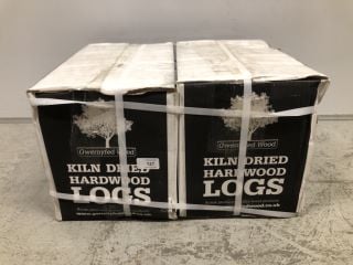 2 X KILN DRIED HARDWOOD LOGS