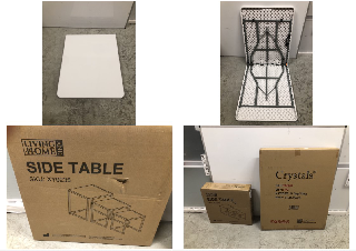 2 X ITEMS INC FOLDABLE TABLE