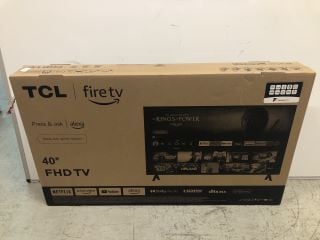 TCL 40" FHD TV MODEL: 40SF540KX7 RRP: £189