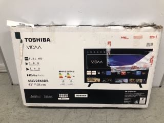 TOSHIBA VIDAA 43" TV MODEL: 43LV2E63DB (SMASHED)