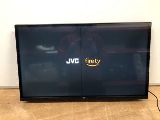 JVC 32" SMART HD LED FIRE TV WITH ACCESSOIRES MODEL: LT-32CF230 (POWERS ON) (LINE ON SCREEN)