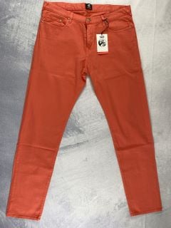 PAUL SMITH MEN'S TAPERED FIT JEAN. SIZE: 34, MADE FROM: 100% COTTON - WOVEN PFD / GMT DYE  9OZ. RRP: £130