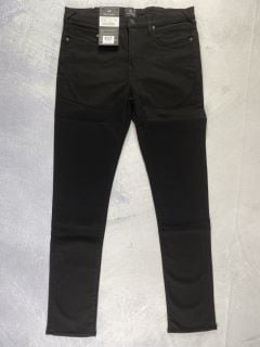 PAUL SMITH MEN'S SKINNY FIT JEAN. SIZE: 32, MADE FROM: 92 COTTON 5 POLYESTER 3 ELASTANE   WOVEN 10.5OZ BLACK DENIM. RRP: £125