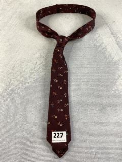 PAUL SMITH MEN'S TIE NARROW FLOWERS. MADE FROM: 100 SILK WOVEN. RRP: £100