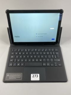 ACER 10.1  TABLET WITH WIFI IN BLACK. (WITH BOX & KEYBOARD) (BACK COVER DAMAGED & SCREEN FAULT)  [JPTN42111]