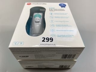 2 X MOTOROLA 3-IN-1 NON-CONTACT BABY THERMOMETER (SEALED)