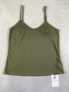 PAUL SMITH WOMEN'S TOP. SIZE: XS, MADE FROM: 79% VISCOSE 10% POLYAMIDE 10% METAL FIBRE 1% ELASTANE. RRP: £165