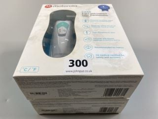 2 X MOTOROLA 3-IN-1 NON-CONTACT BABY THERMOMETER (SEALED)