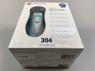 2 X MOTOROLA 3-IN-1 NON-CONTACT BABY THERMOMETER (SEALED)