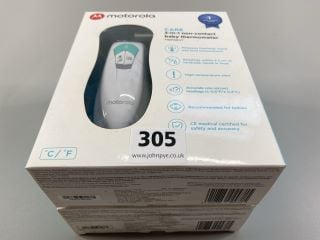 2 X MOTOROLA 3-IN-1 NON-CONTACT BABY THERMOMETER (SEALED)