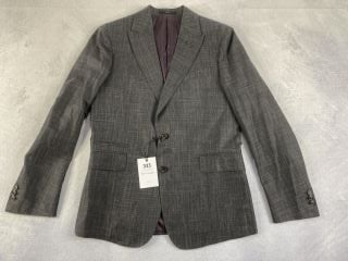 PAUL SMITH GENT'S TAILORED FIT 2 BTN JACKET. SIZE: 40/50, MADE FROM: 54.1 WOOL 36.7 SILK 9.2 LINEN. RRP: Â£745