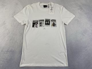 PAUL SMITH MEN'S SLIM FIT SS TSHIRT FUTURISMO. SIZE: S, MADE FROM: 100 ORGANIC COTTON. RRP: Â£65