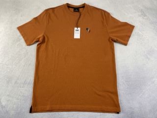 PAUL SMITH MEN'S SS TSHIRT ZEB EMB. SIZE: S, MADE FROM: 100  ORGANIC COTTON. RRP: Â£70