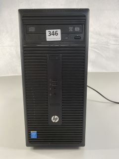 HP 280 G1 MT BUSINESS PC 512GB PC IN BLACK. (UNIT ONLY). INTEL CORE I3-4160, 4GB RAM,   [JPTN41956]