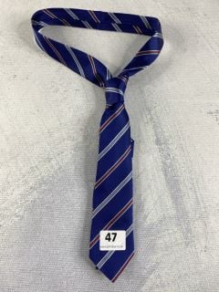 PAUL SMITH MEN'S TIE NARROW 6CM STRIPE. MADE FROM: 100 SILK. RRP: £100