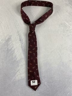 PAUL SMITH MEN'S TIE NARROW FLOWERS. MADE FROM: 100 SILK WOVEN. RRP: £100