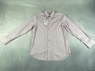 PAUL SMITH GENT'S S/C SLIM SHIRT. SIZE: 16.5, MADE FROM: 100 COTTON. RRP: £160