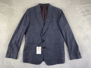 PAUL SMITH GENT'S TAILORED FIT 2 BUTTON JACKET. SIZE: 42/52, MADE FROM: 54.1 WOOL 36.7 SILK 9.2 LINEN. RRP: £745