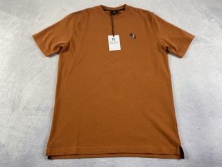 PAUL SMITH MEN'S SS TSHIRT ZEB EMB. SIZE: XS, MADE FROM: 100  ORGANIC COTTON. RRP: £70