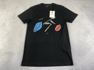 PAUL SMITH MEN'S SLIM FIT SS TSHIRT CYCLIST. SIZE: S, MADE FROM: 100% ORGANIC COTTON. RRP: £60