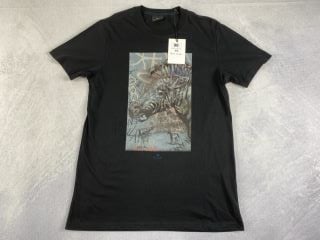 PAUL SMITH MEN'S SLIM FIT T-SHIRT GRAFFITI. SIZE: S, MADE FROM: 100% ORGANIC COTTON. RRP: £65