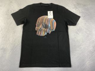 PAUL SMITH MEN'S REG FIT T-SHIRT MULTI SKULL. SIZE: S, MADE FROM: 100% ORGANIC COTTON. RRP: £65