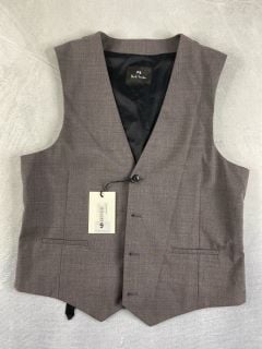 PAUL SMITH GENT'S WAISTCOAT. SIZE: 40, MADE FROM: 100 WOOL WOVEN. RRP: £135