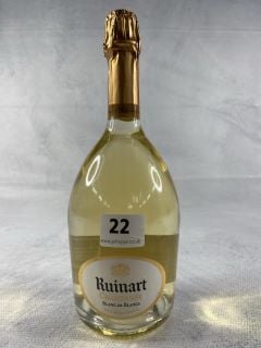 RUINART CHAMPAGNE BLANC DE BLANCS 750ML 12.5% VOL RRP£ 92.99 18+ ID MAY BE REQUIRED UPON COLLECTION, E.G. A VALID PASSPORT