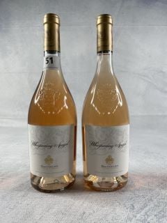 2 X WHISPERING ANGEL SACHA LICHINE 750ML 13% VOL 18+ ID MAY BE REQUIRED UPON COLLECTION, E.G. A VALID PASSPORT