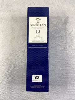 THE MACALLAN HIGHLAND SINGLE MALT SCOTCH WHISKEY 12 YEARS OLD DOUBLE CASK 700ML 40% VOL RRP £71.90 18+ ID MAY BE REQUIRED UPON COLLECTION, E.G. A VALID PASSPORT