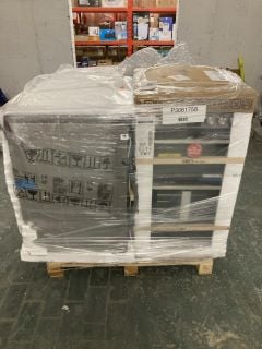 1X PALLET WITH TOTAL RRP VALUE OF £2484 TO INCLUDE 1X KENWOOD ELECTRIC COOKERS MODEL NO KDC506S19, 1X  BUILT-IN MEILE DISHWASHERS MODEL NO MEI G7191SCVI, 1X HOTPOINT WASHING MACHINES MODEL NO NSWM 11