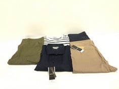 5 X JACK & JONES CLOTHING VARIOUS SIZES AND STYLES INCLUDING NAVY BLUE SHIRT SIZE XXL - LOCATION 26A.