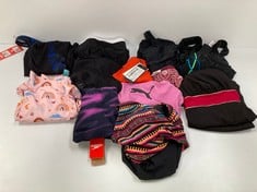 12 X SWIMMING COSTUMES VARIOUS MAKES AND MODELS INCLUDING PINK PUMA SWIMMING COSTUME SIZE XL - LOCATION 14A.