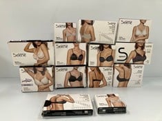 VARIETY OF UNDERWEAR BRAND SELENE VARIOUS MODELS AND SIZES INCLUDING MODEL BEGOÑA WHITE COLOUR 80B - LOCATION 10A.