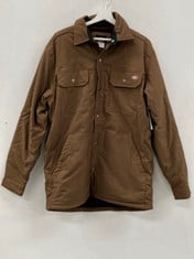 DICKIES COAT BROWN COLOUR SIZE M - LOCATION 2A.