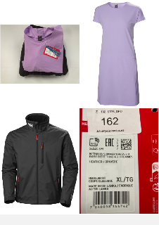 2 X HELLY HANSEN BRANDED GARMENTS VARIOUS MODELS AND SIZES INCLUDING SIZES L AND XL - LOCATION 3A.