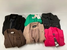 6 X JACKETS VARIOUS BRANDS AND SIZES INCLUDING JACKET JDY SIZE L - LOCATION 3A.