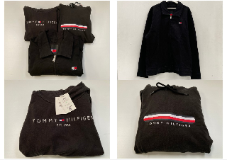 3 X TOMMY HILFIGER SWEATSHIRTS VARIOUS MODELS AND SIZES INCLUDING SWEATSHIRT SIZE L - LOCATION 3A.