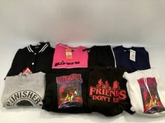 8 X GARMENTS VARIOUS BRANDS AND SIZES INCLUDING PINK AND BLACK GIVOVA TRACKSUIT SIZE M - LOCATION 11A.