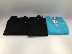 3 X SWEATSHIRTS VARIOUS BRANDS AND SIZES INCLUDING CALVIN KLEIN SWEATSHIRT SIZE M - LOCATION 15A.