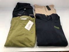 4 X SWEATSHIRTS VARIOUS BRANDS AND SIZES INCLUDING GREEN CALVIN KLEIN SWEATSHIRT SIZE L - LOCATION 15A.