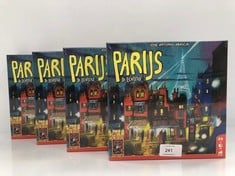 4 X LICHTSTAD PARIJS BOARD GAMES FOR CHILDREN AND ADULTS (SEALED) - LOCATION 52A.