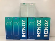 6 X ZONZHI BRAND THERMOS FLASKS AND 2 X ZONZHI BRAND THERMOS FLASK/GLASS - LOCATION 36A.