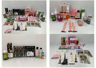 VARIETY OF COSMETIC ITEMS VARIOUS MAKES AND MODELS INCLUDING REVLON LIPSTICK - LOCATION 12A.