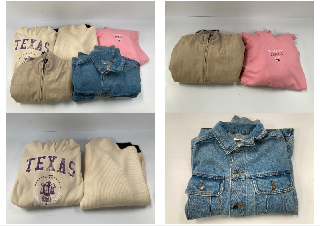 5 X GARMENTS VARIOUS BRANDS, MODELS AND SIZES INCLUDING PINK TOMMY HILFIGER SWEATSHIRT SIZE 1XL - LOCATION 5B.