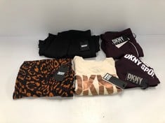 5 X DKNY GARMENTS VARIOUS MODELS AND SIZES INCLUDING SPORT SET SIZE M - LOCATION 13B.